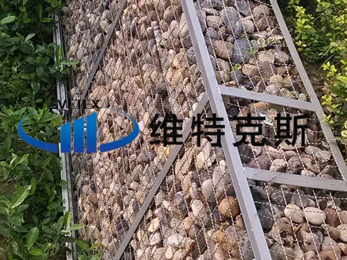 轧花石笼网